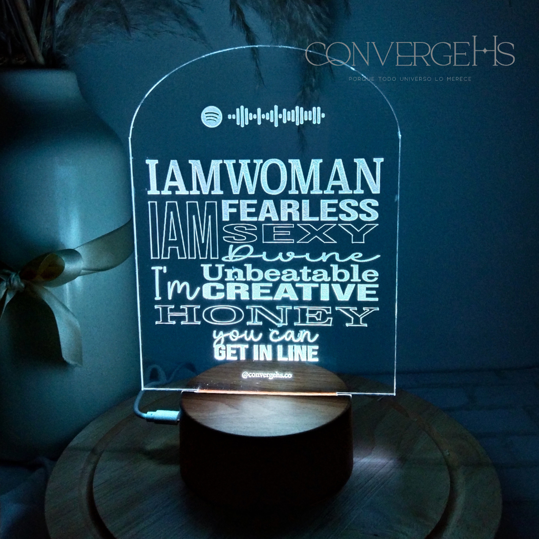 Lámpara Canción Personalizada